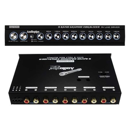 Audiopipe Audiopipe EQ909X Voltage Display 9 Band Equalizer EQ909X